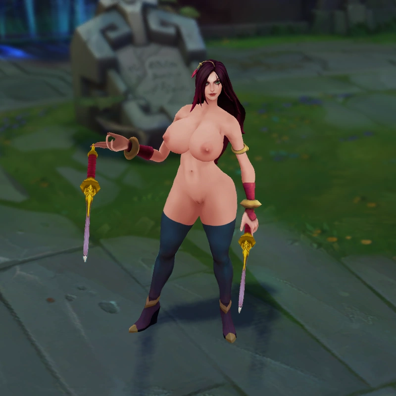 Warring Kingdoms Katarina custom skin for League of Legends