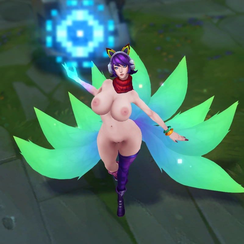 Arcade Ahri custom skin for League of Legends