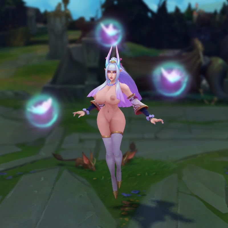 Spirit Blossom Syndra custom skin for League of Legends