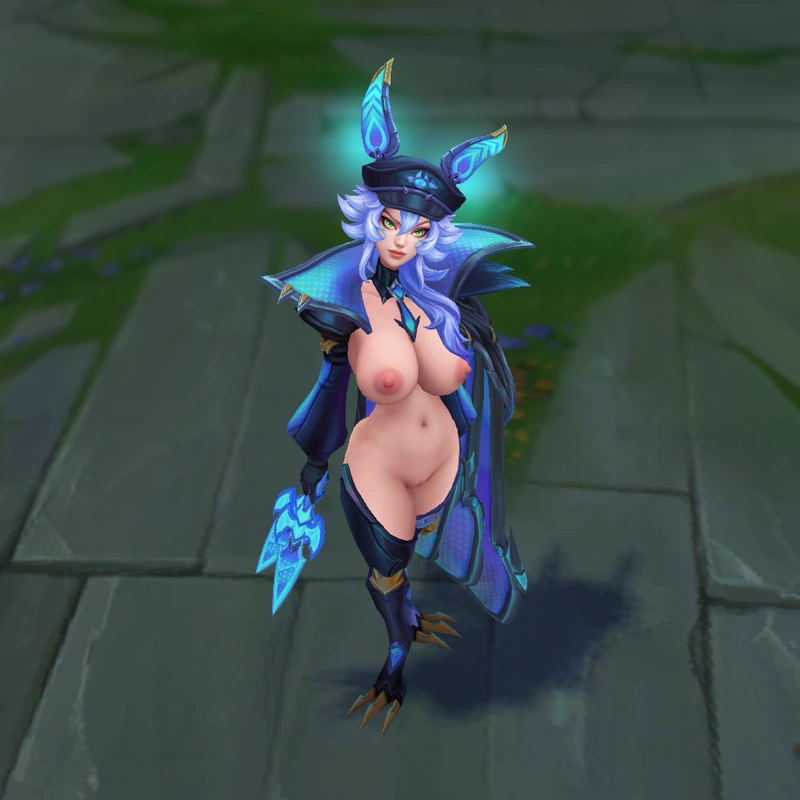 Battle Bat Xayah custom skin for League of Legends