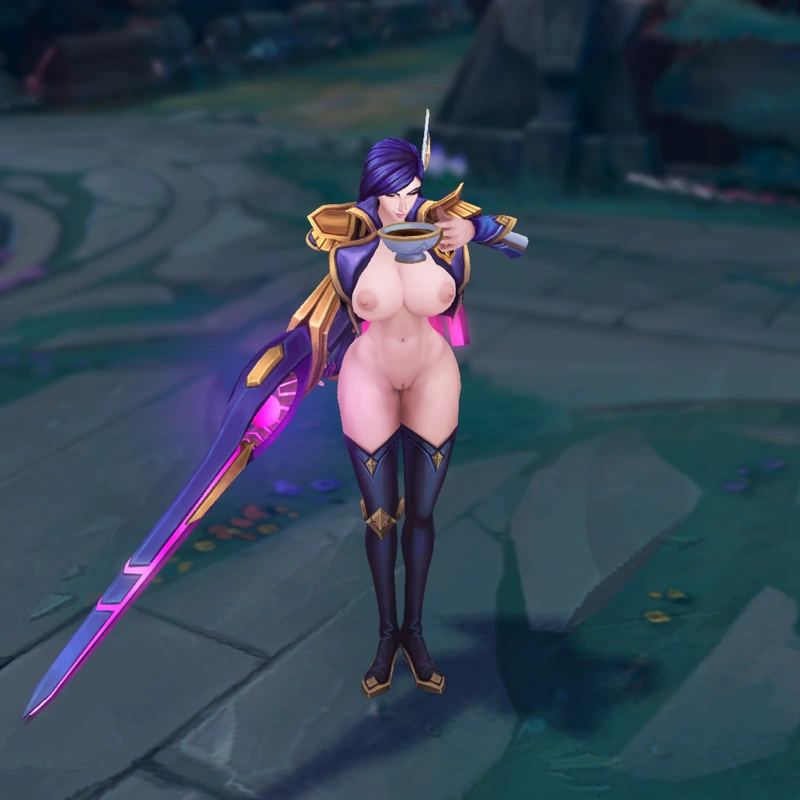Battle Academia Caitlyn custom skin for League of Legends