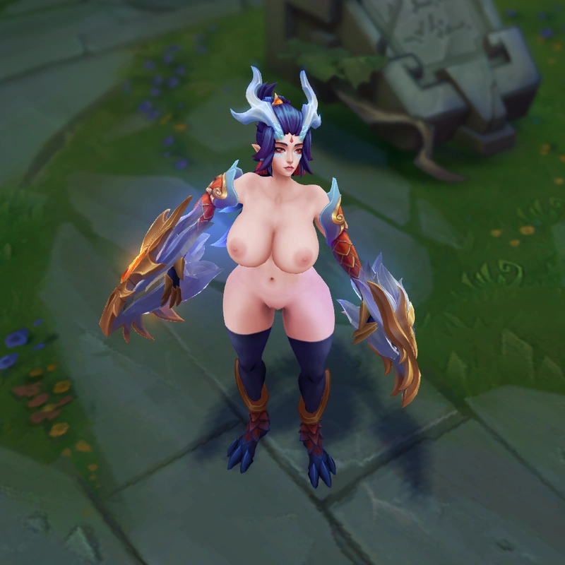Immortal Journey Shyvana custom skin for League of Legends