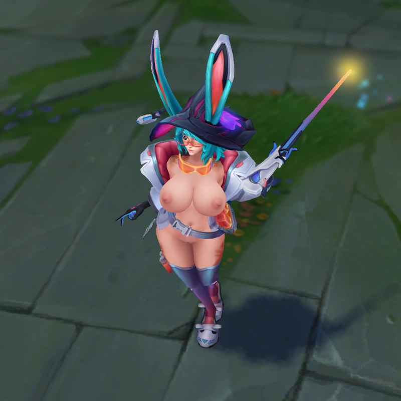 Battle Bunny Aurora custom skin for League of Legends