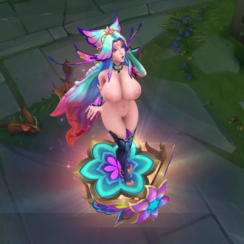 Faerie Court Seraphine custom skin for League of Legends