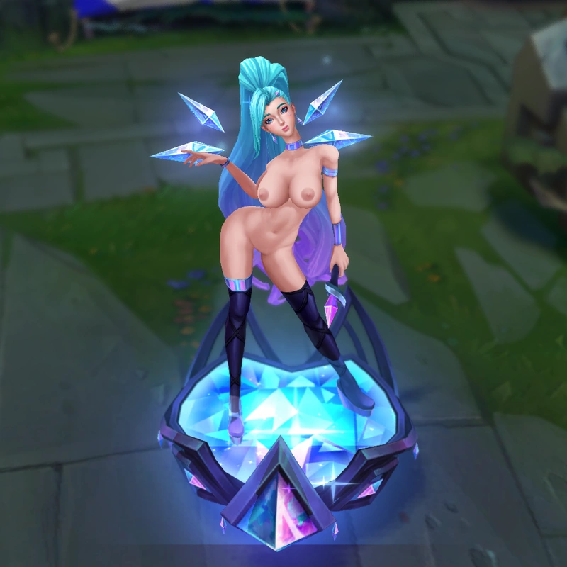 KDA ALL OUT Super Star Seraphine custom skin for League of Legends