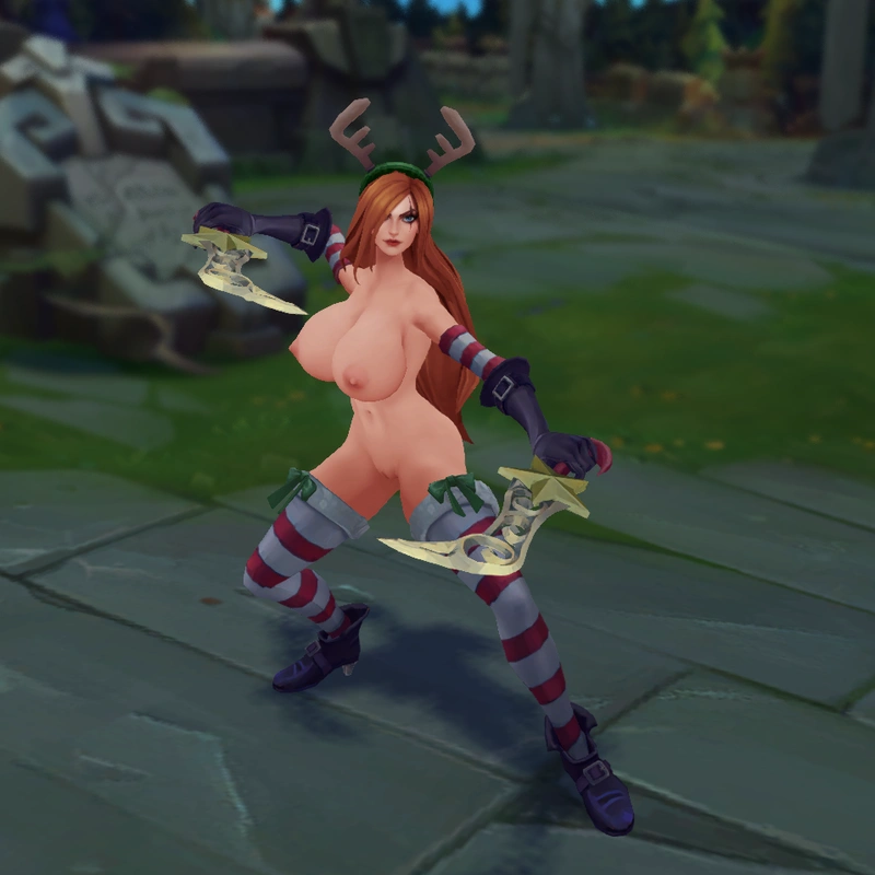 Slay Belle Katarina custom skin for League of Legends