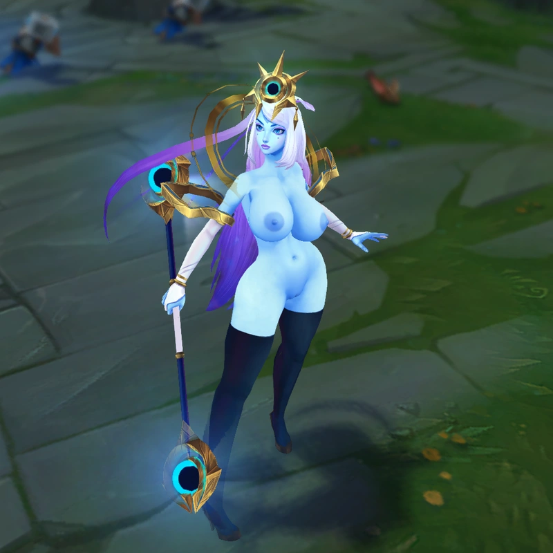 Cosmic Lux custom skin for League of Legends