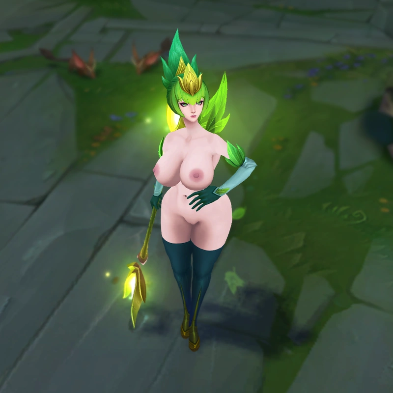 Elementalist Lux custom skin for League of Legends