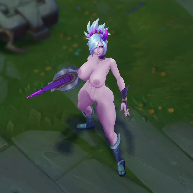 Spirit Blossom Riven custom skin for League of Legends