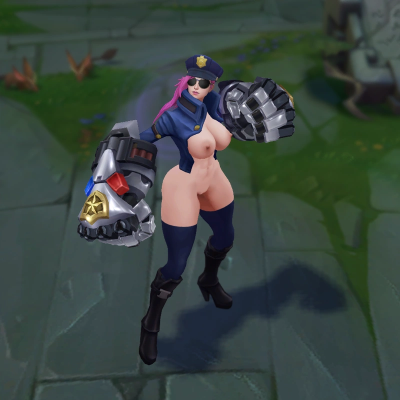 Officer Vi custom skin for League of Legends