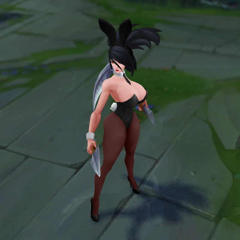 Bunny Suit Akali custom skin for League of Legends