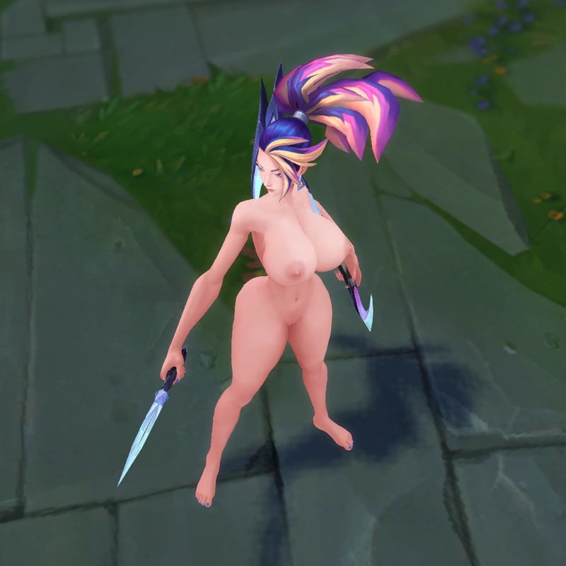 KDA ALL OUT Akali custom skin for League of Legends