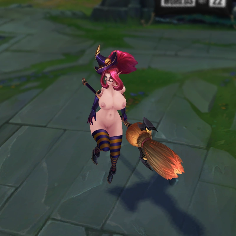 Bewitching Janna custom skin for League of Legends