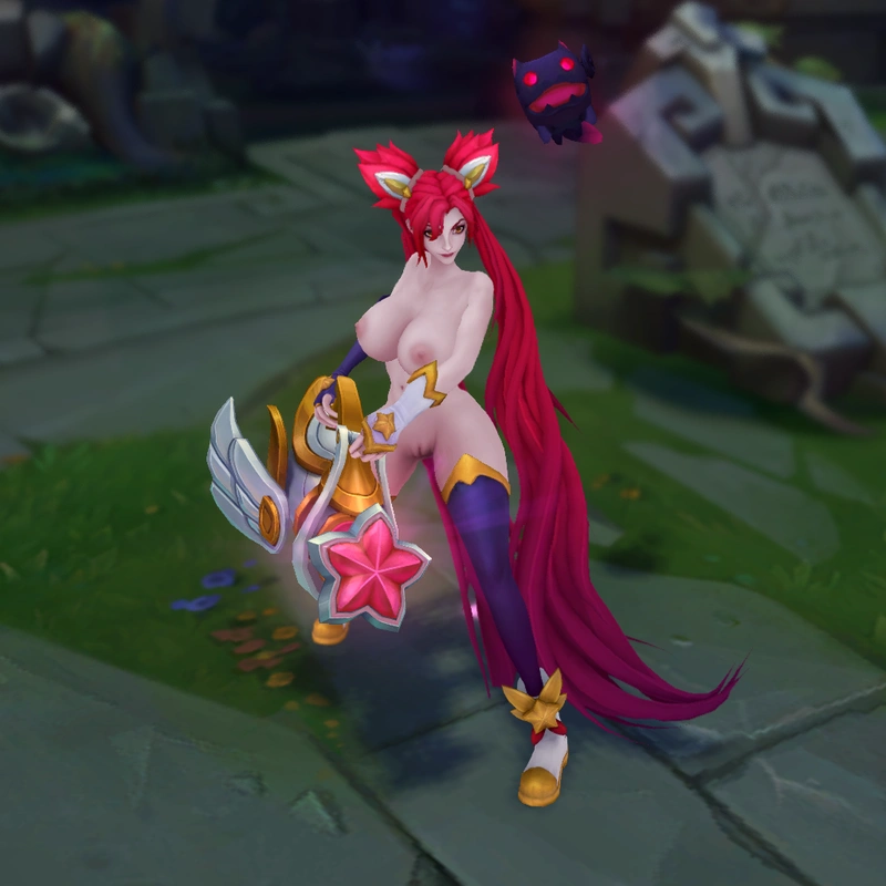 Star Guardian Jinx custom skin for League of Legends
