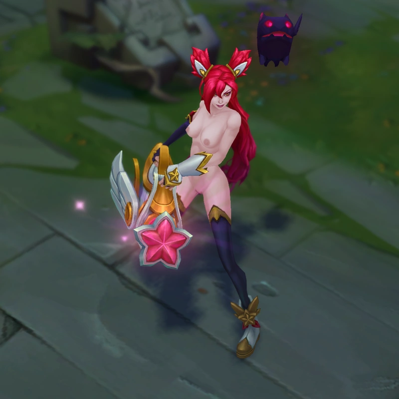 Star Guardian Jinx custom skin for League of Legends