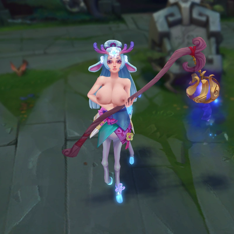 Spirit Blossom Lillia custom skin for League of Legends