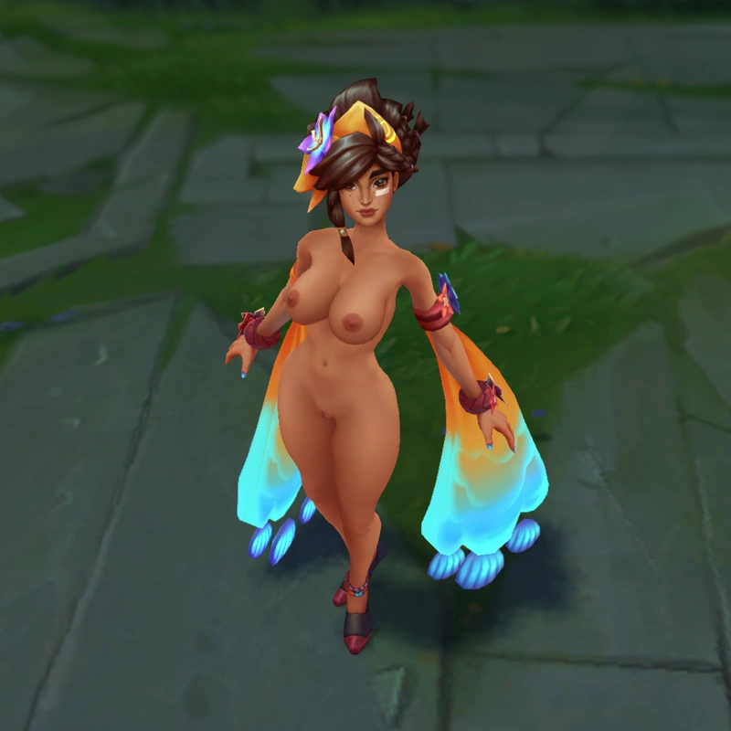 Pool Party Taliyah custom skin for League of Legends
